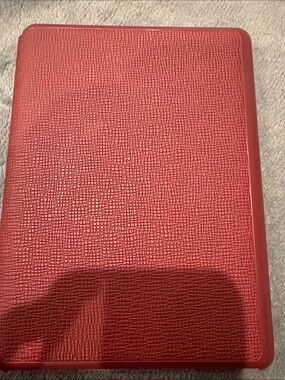 Premium Red Textured Tablet Cover - Unbranded